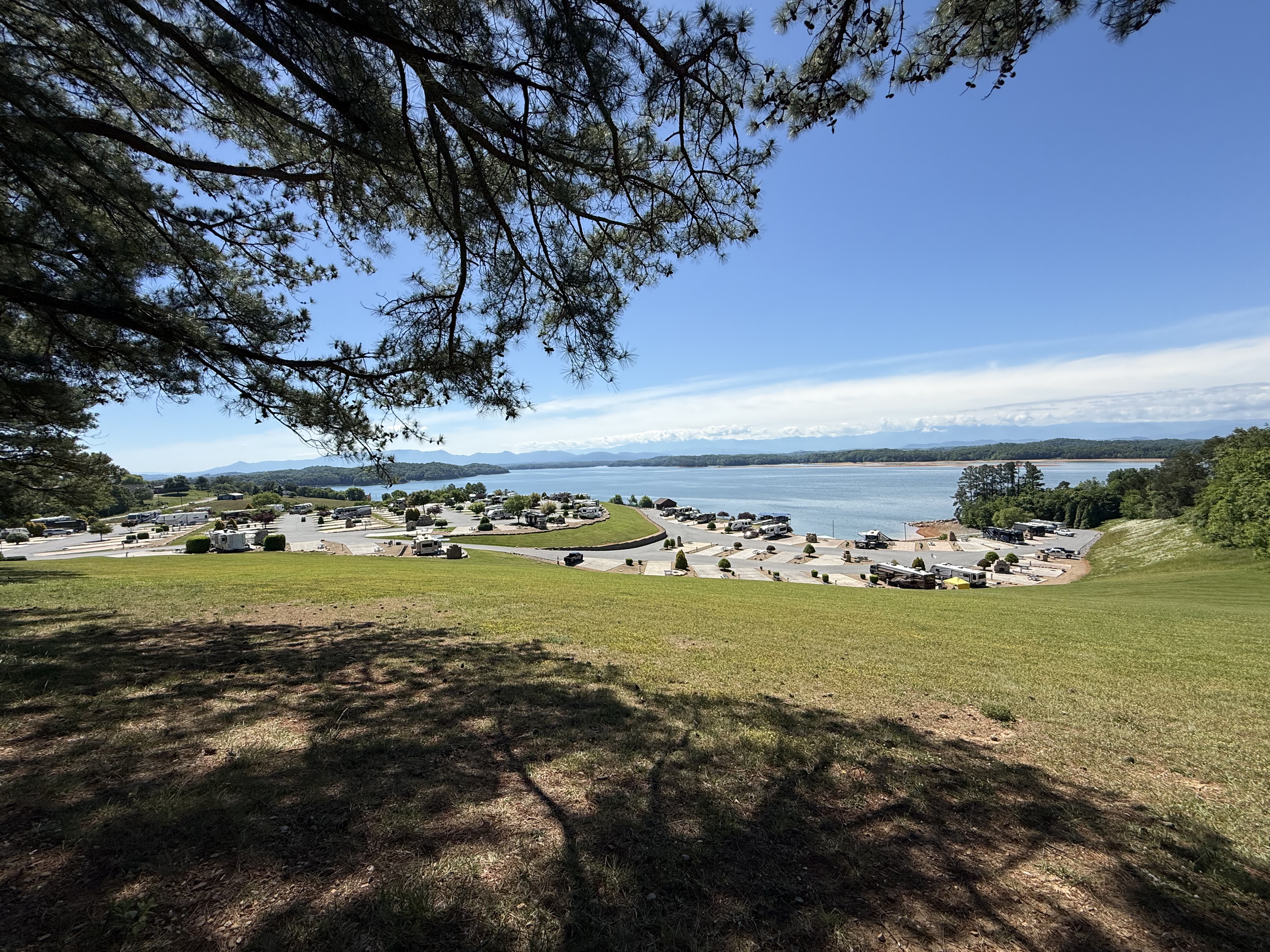 View of Anchor Down and Douglas Lake from the upper level