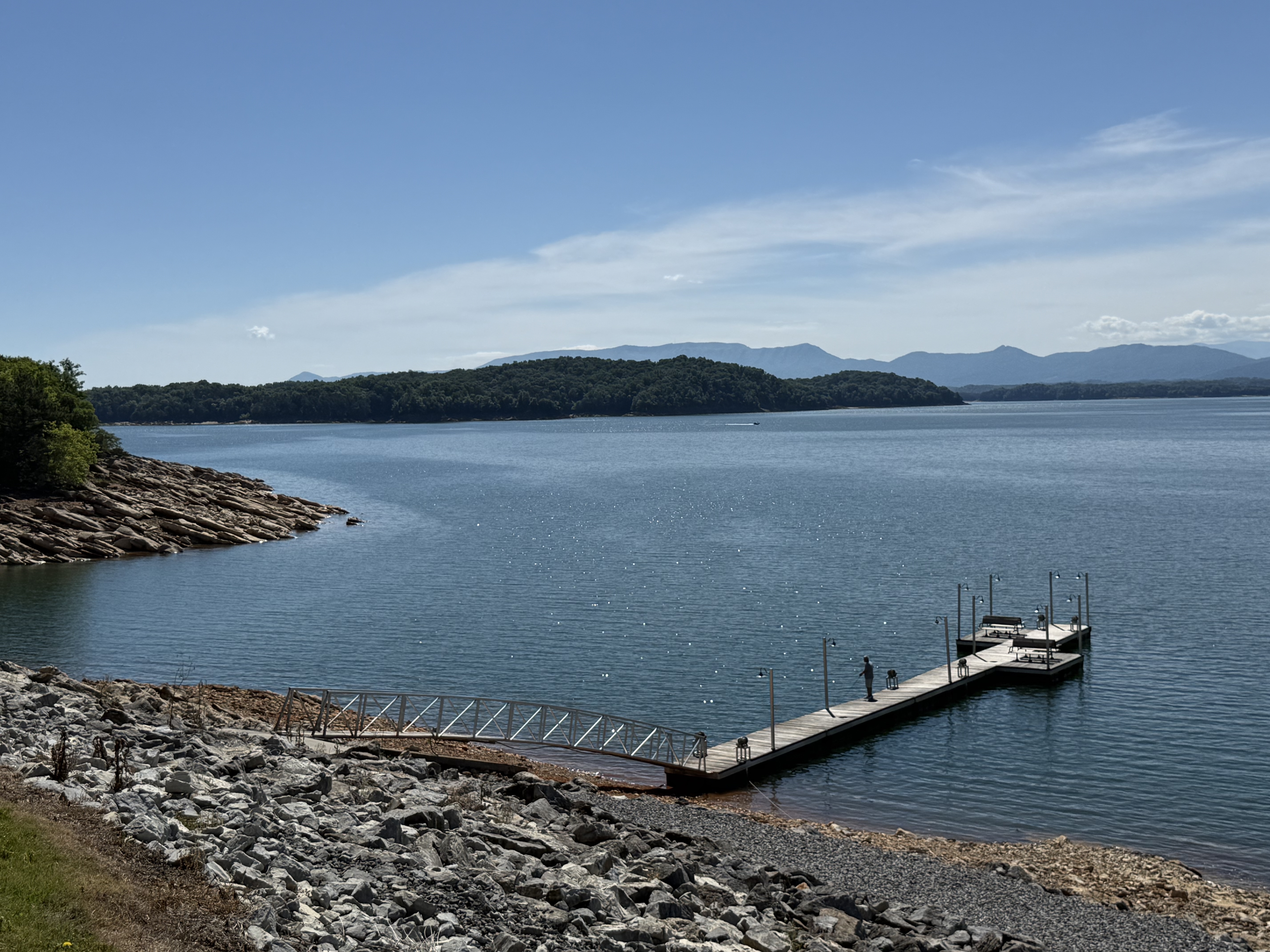 Fishing dock at Anchor Down RV Resort