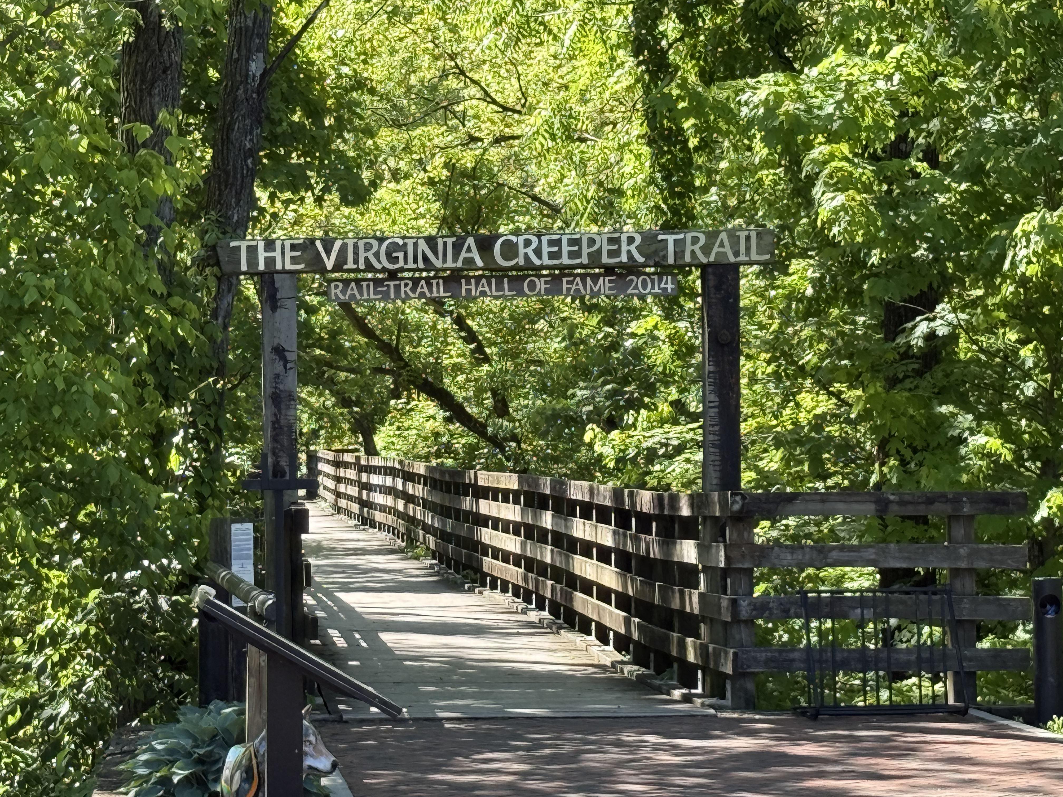 Virginia Creeper Trail Entrance