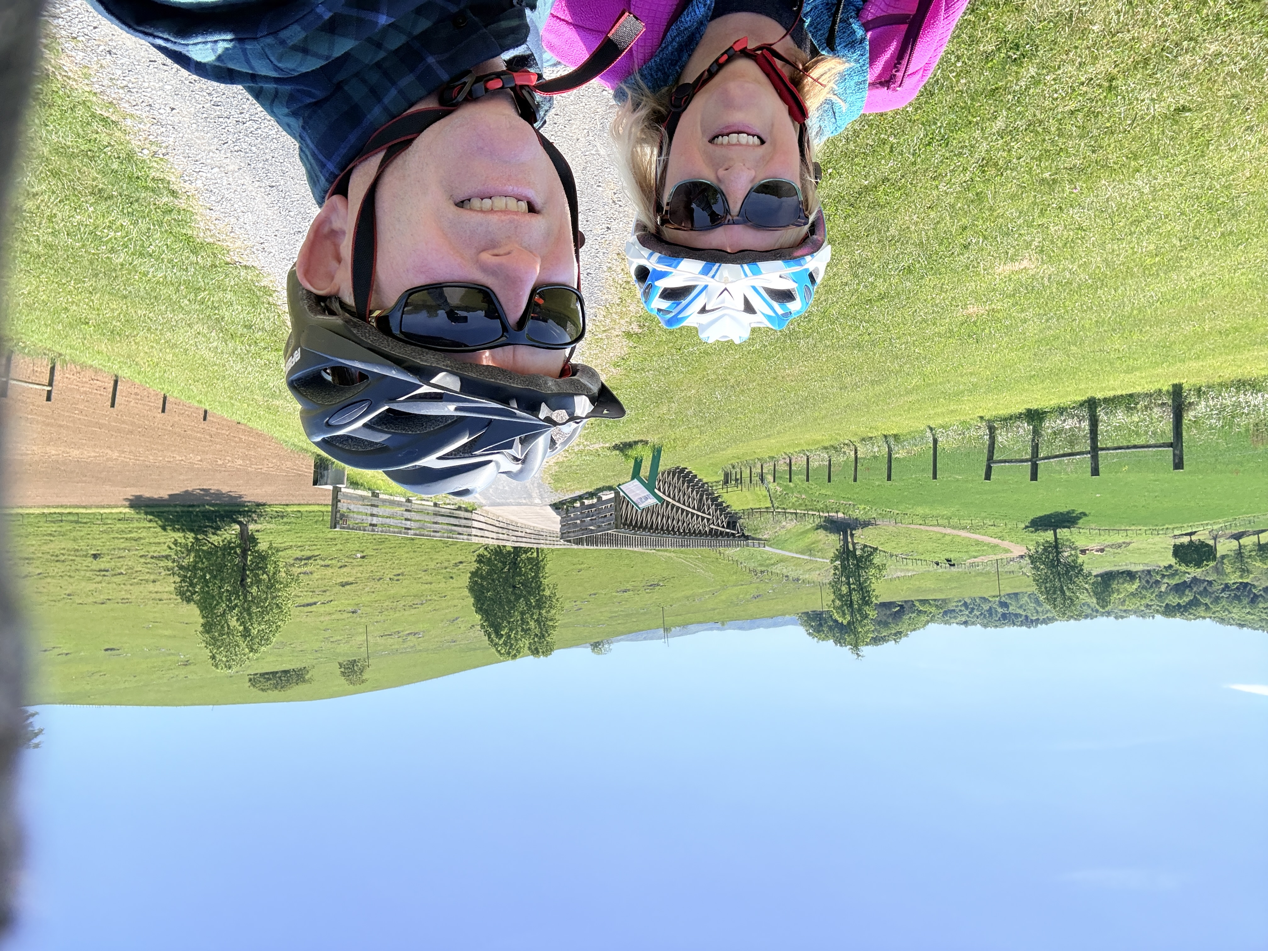 Chad and Donna along the Virginia Creeper Trail