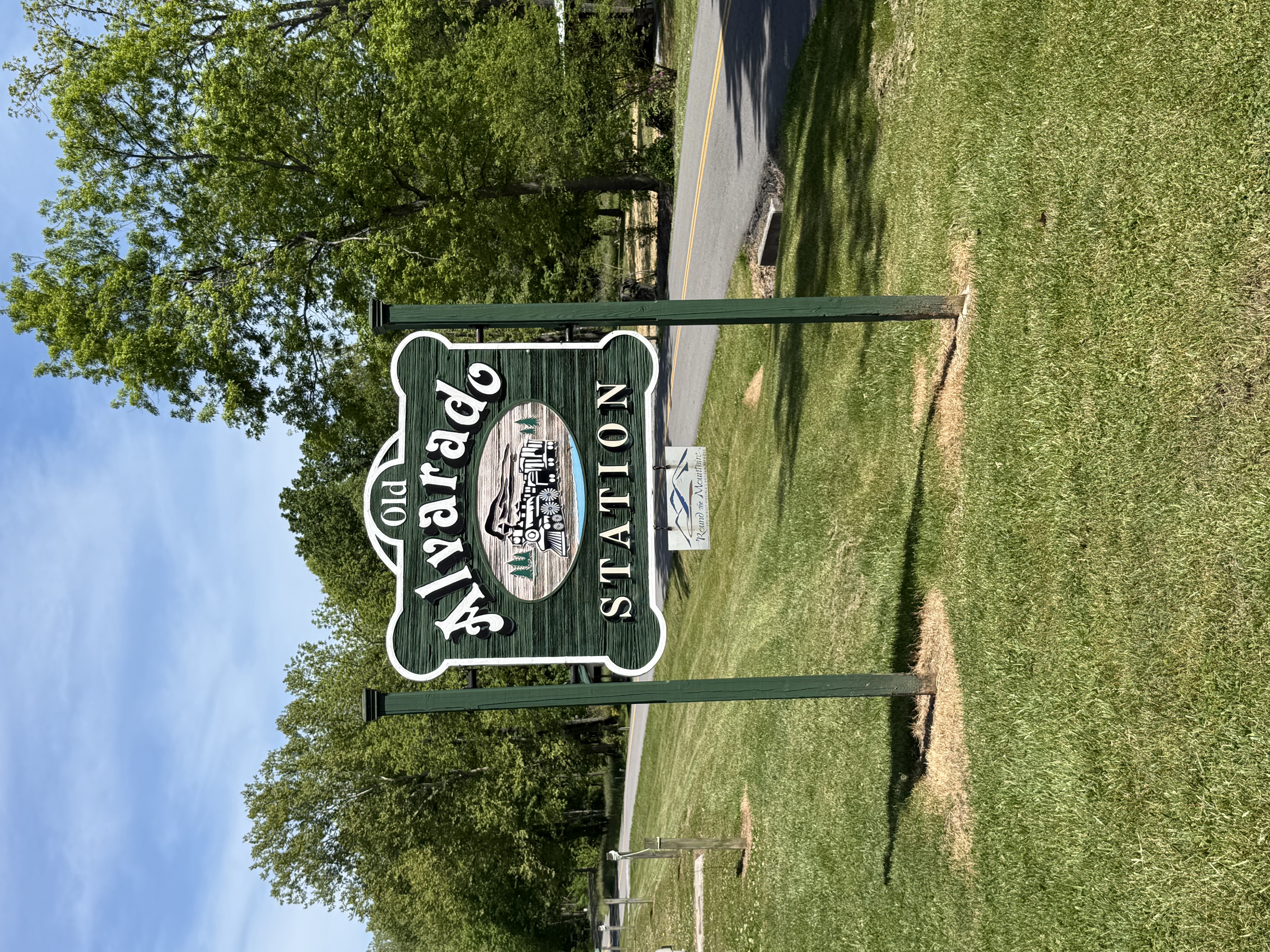 Sign at Alvarado Station