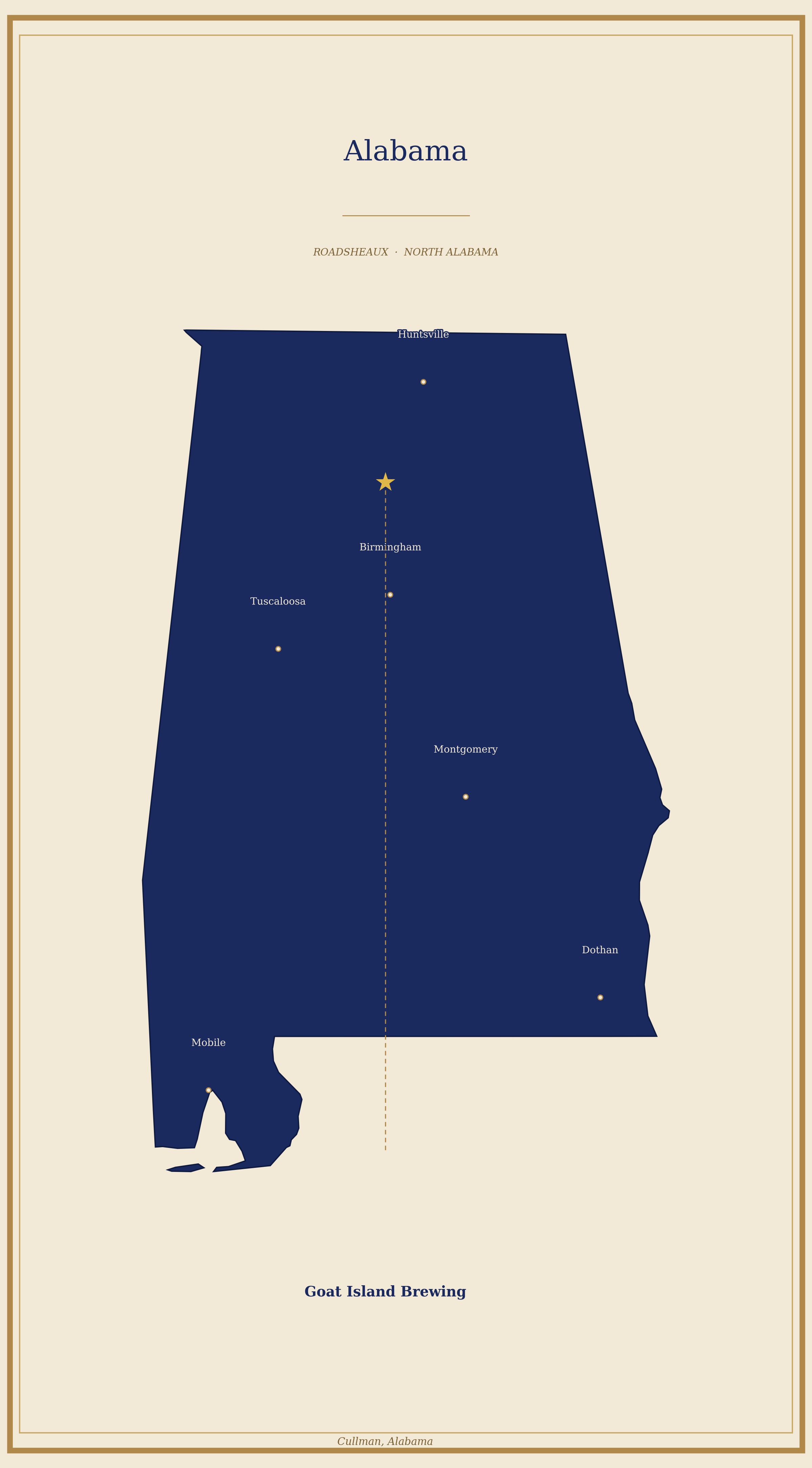 Goat Island Brewing on a Locator Map