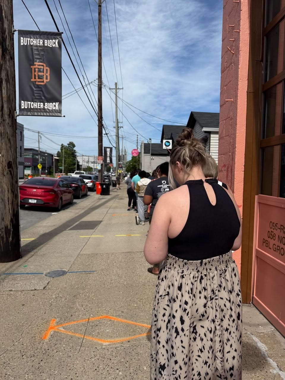 Line down the street at Big Nita's Cheesecakes