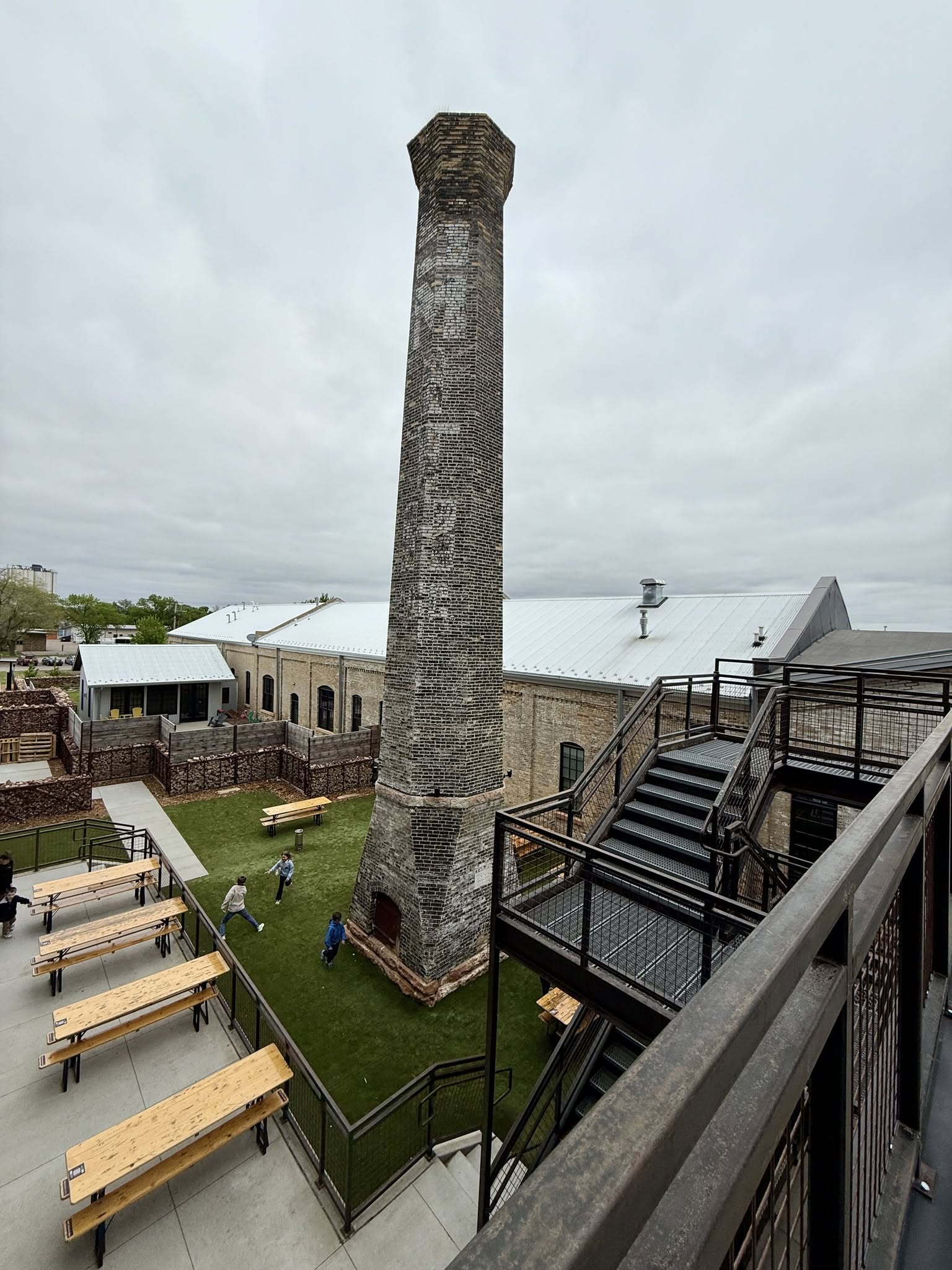 Courtyard at Drekker Brewing