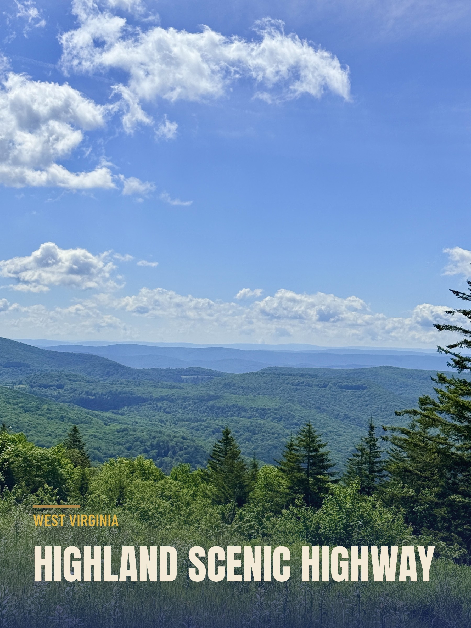 Majestic View from Highlands Scenic Highway