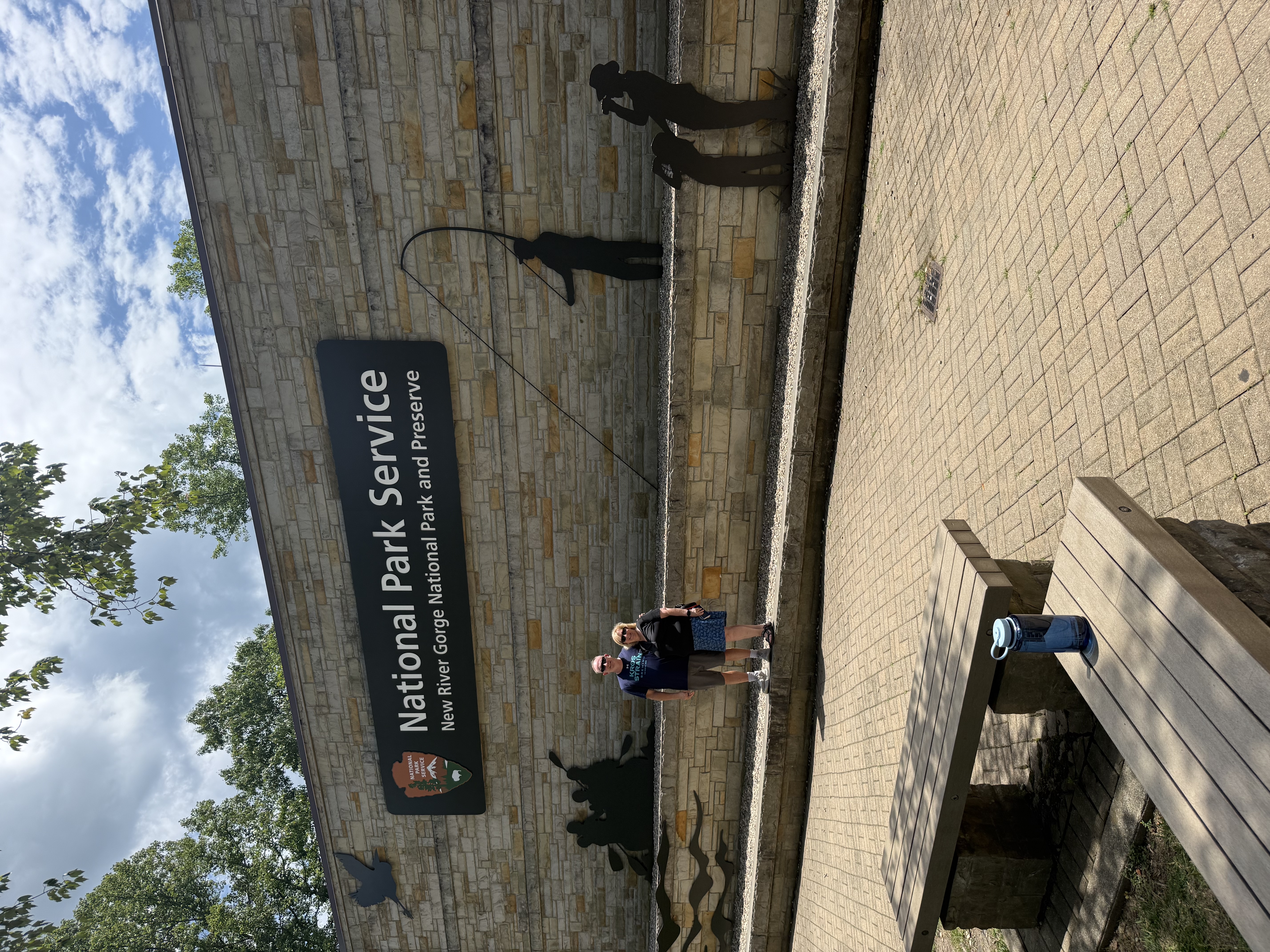 Chad and Donna at New River Gorge Visitors Center