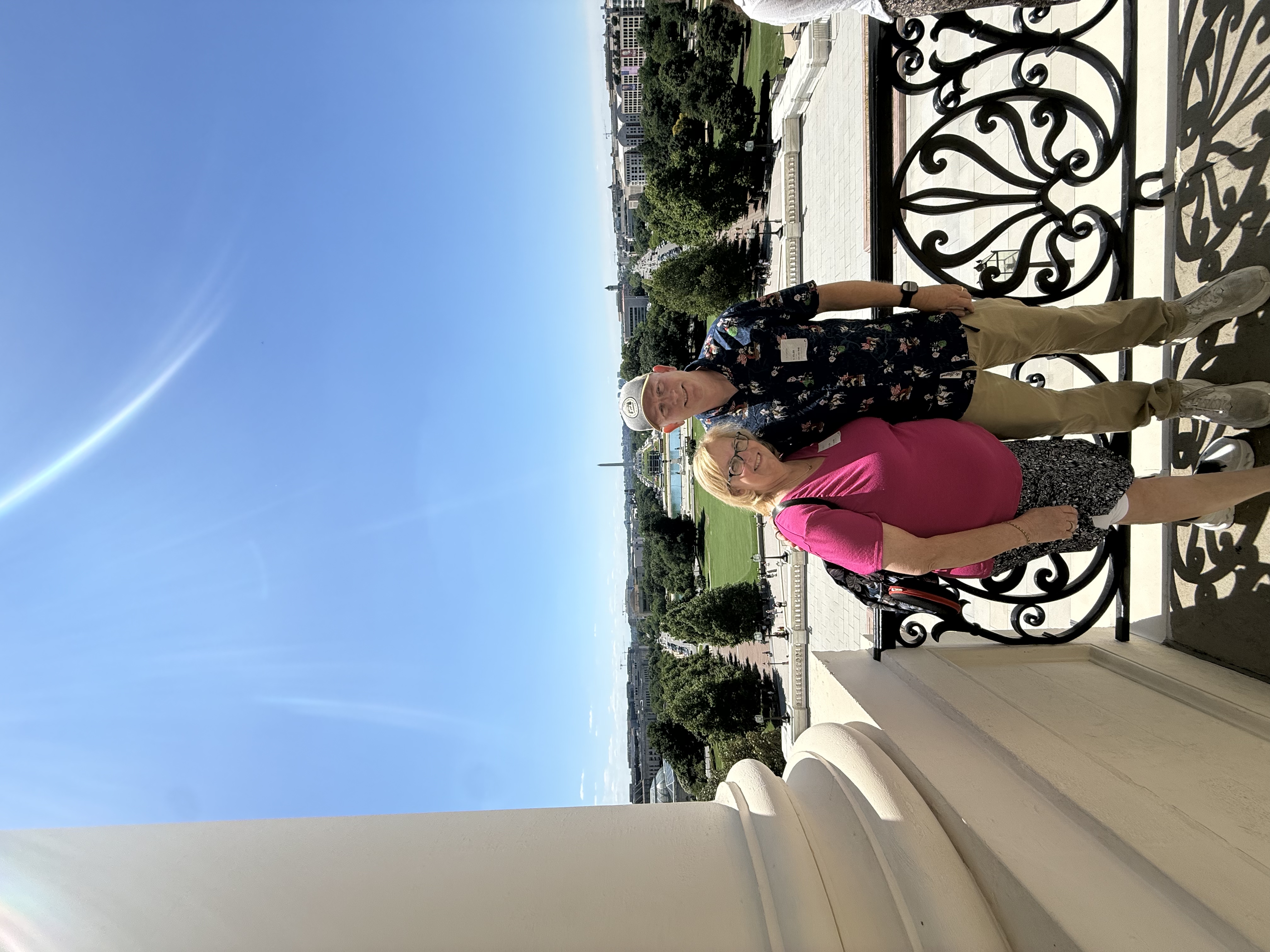 Chad and Donna on Speakers Balcony at US Capitol