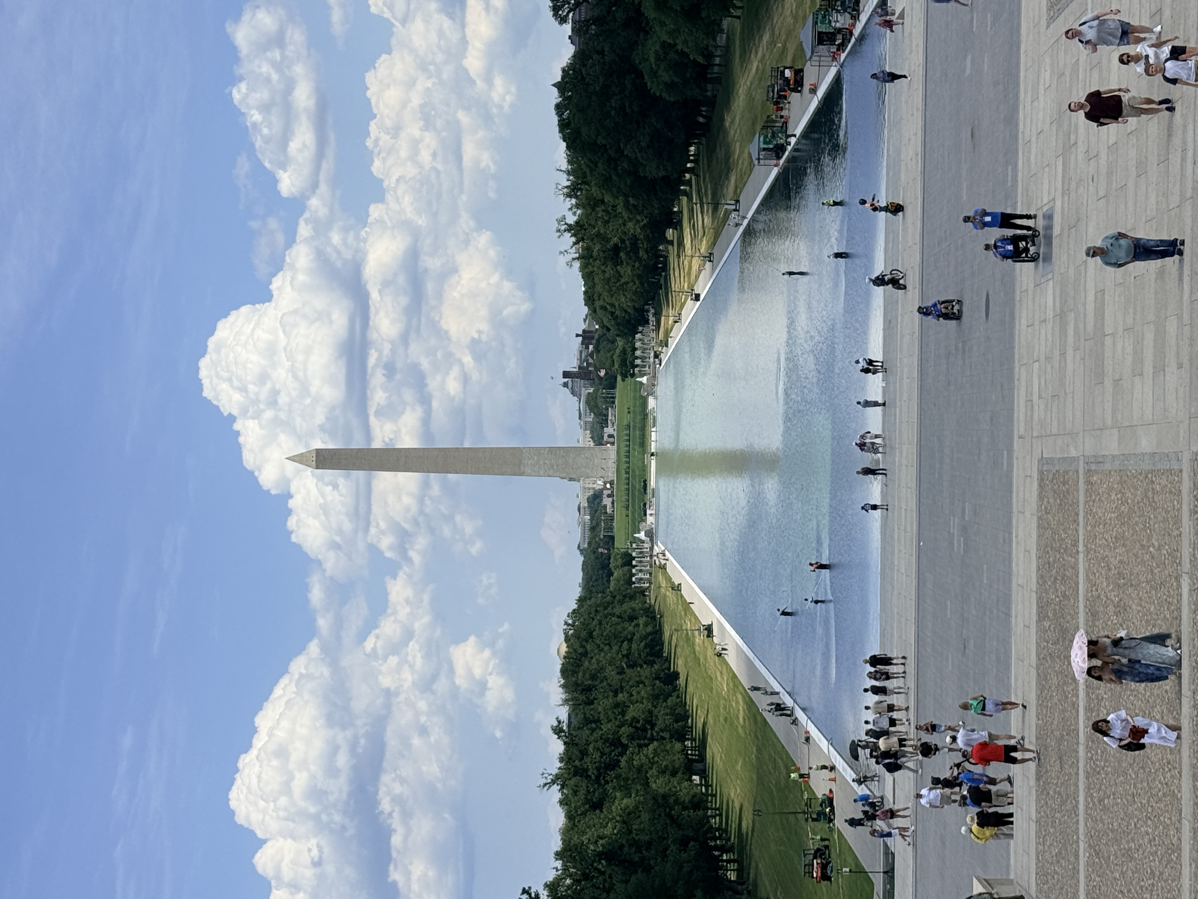 Washington Monument and reflecting pool