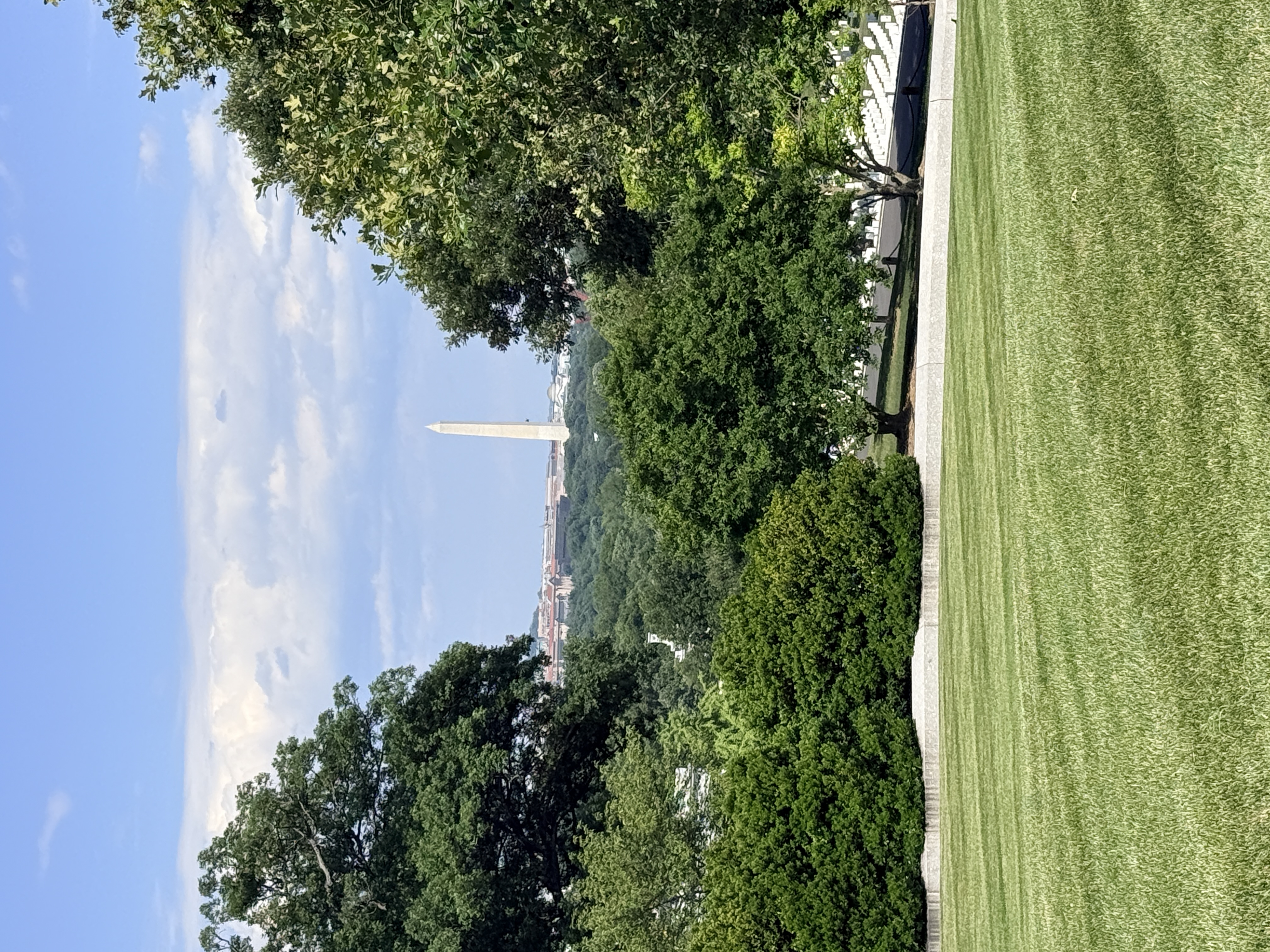 Washington Monument as seen from Arlington National Cemetary