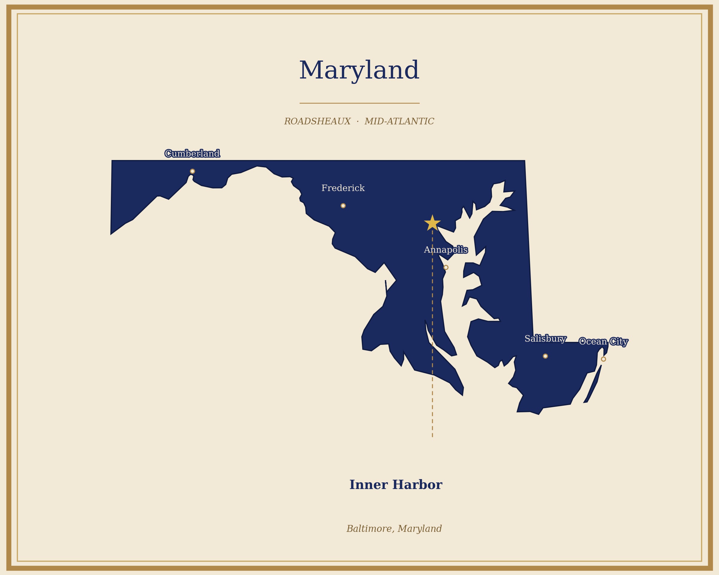 Baltimore Maryland map locator