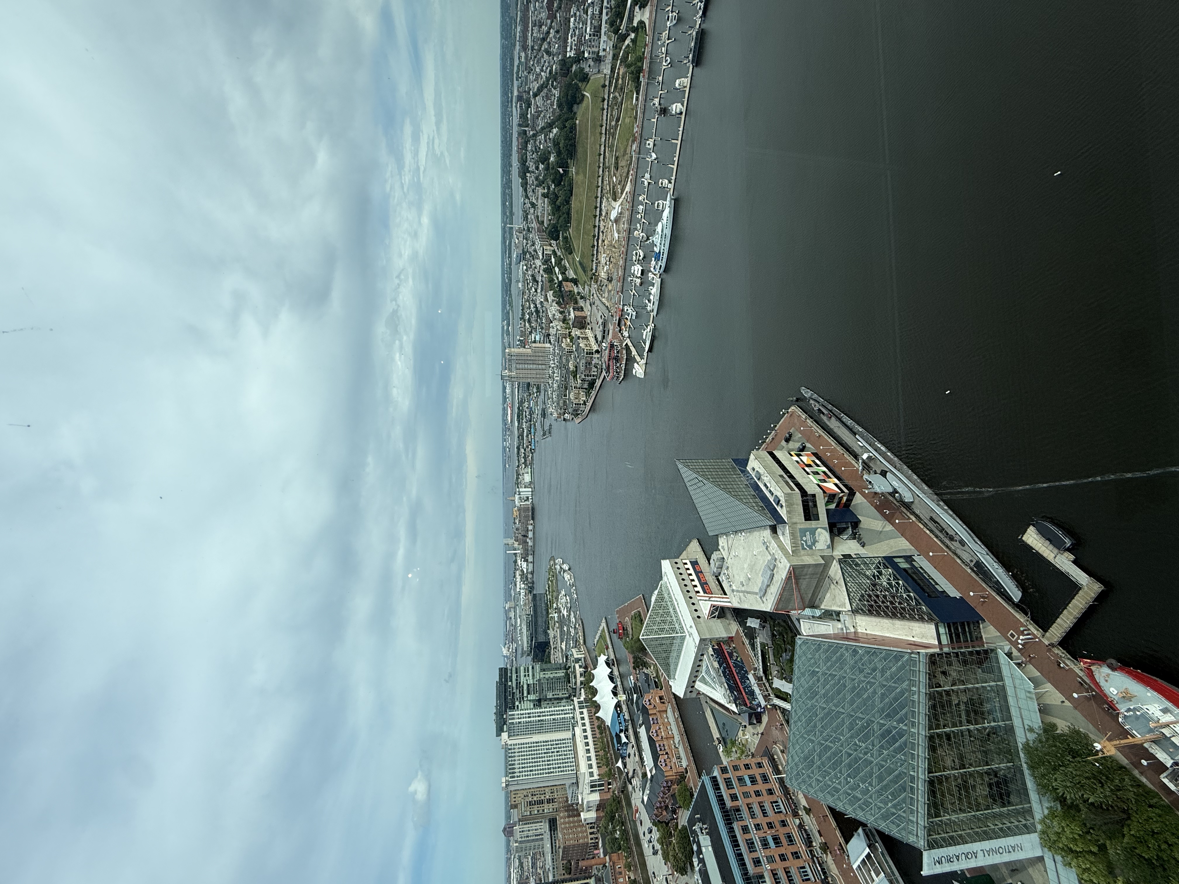 Inner Harbor as viewed from Top of the World in the World Trade Center