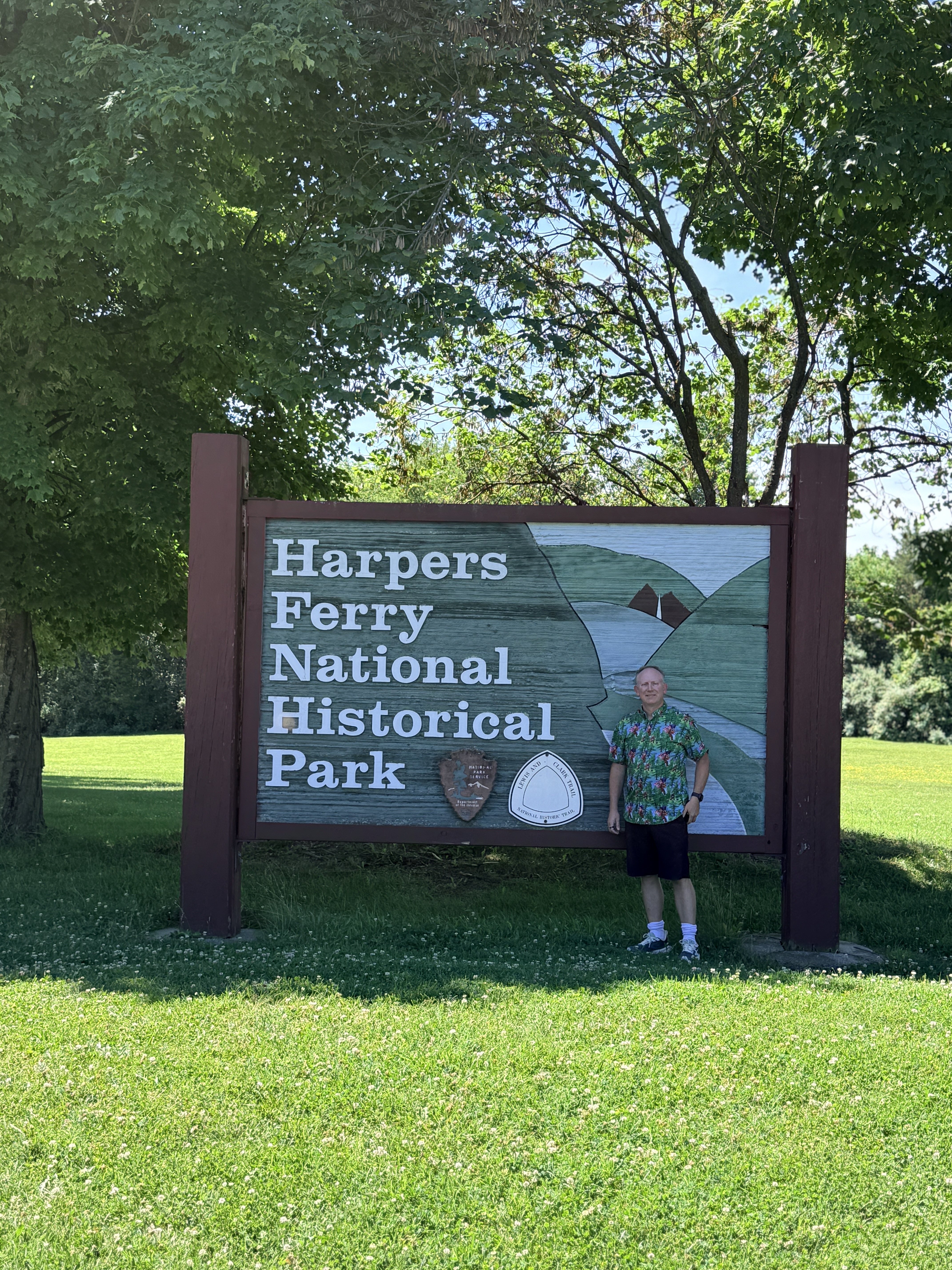 Chad by Harpers Ferry National Historical Park Sign