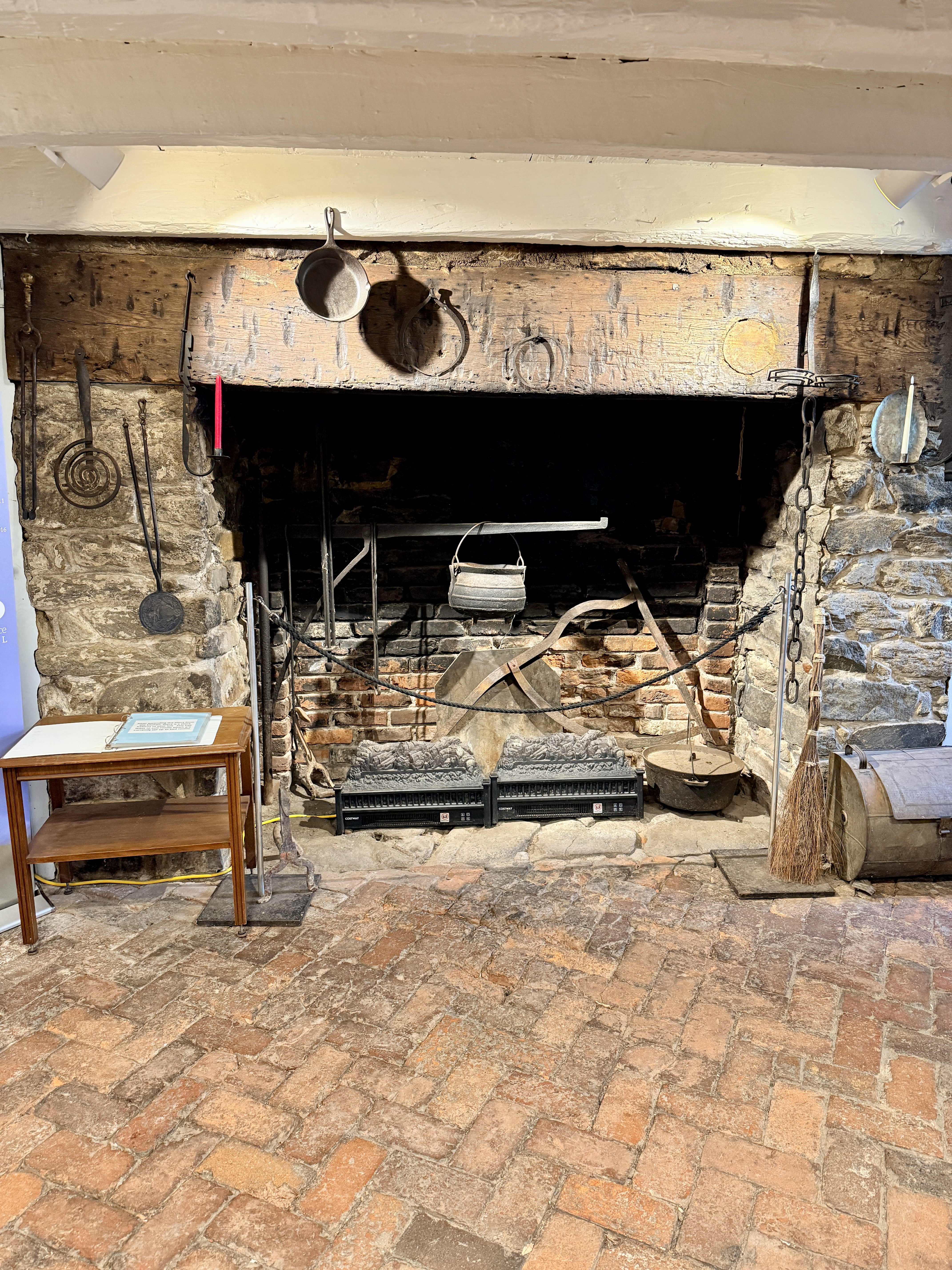 Fireplace at Old Stone House