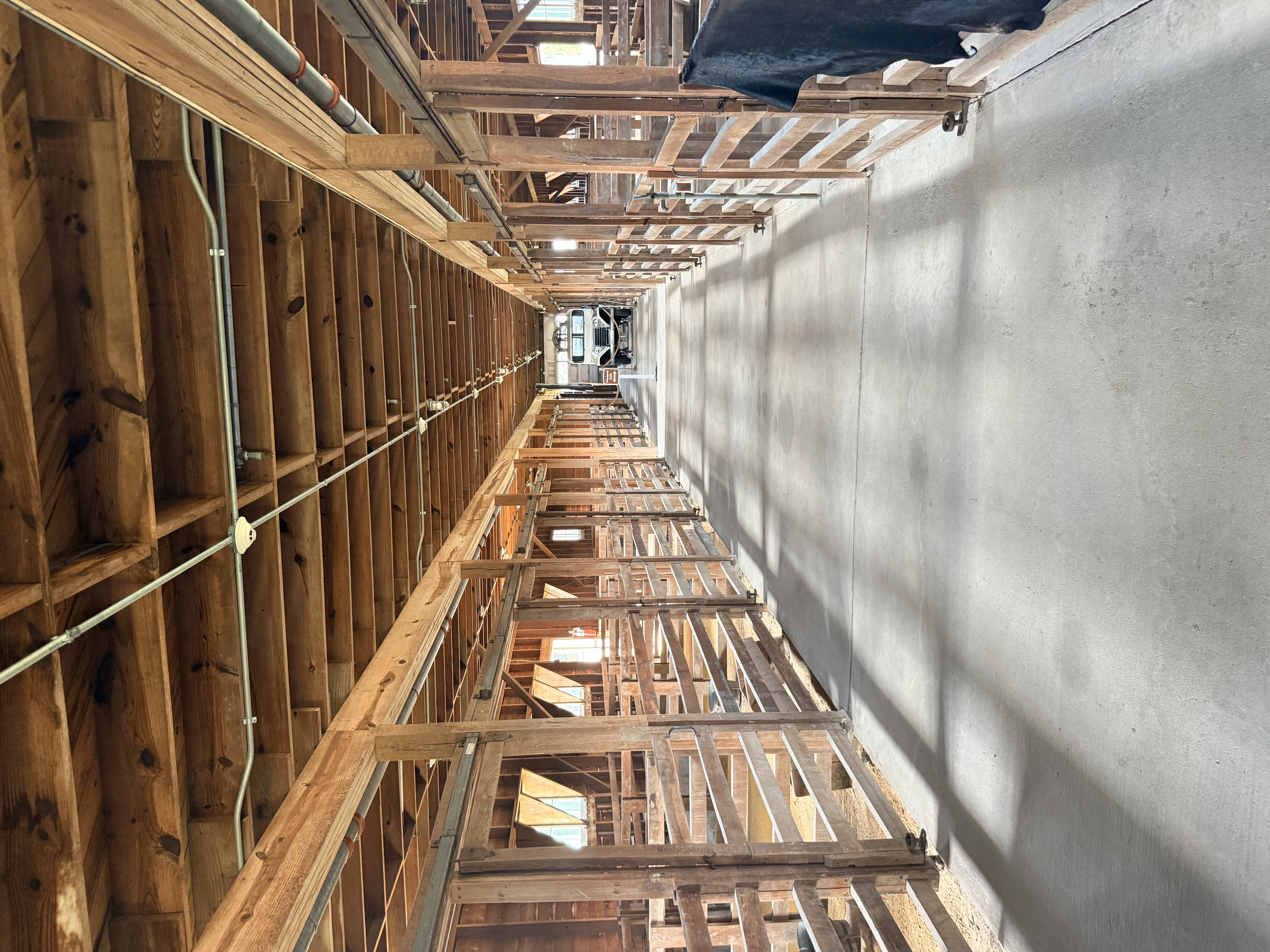 Inside of Eisenhower Show Barn