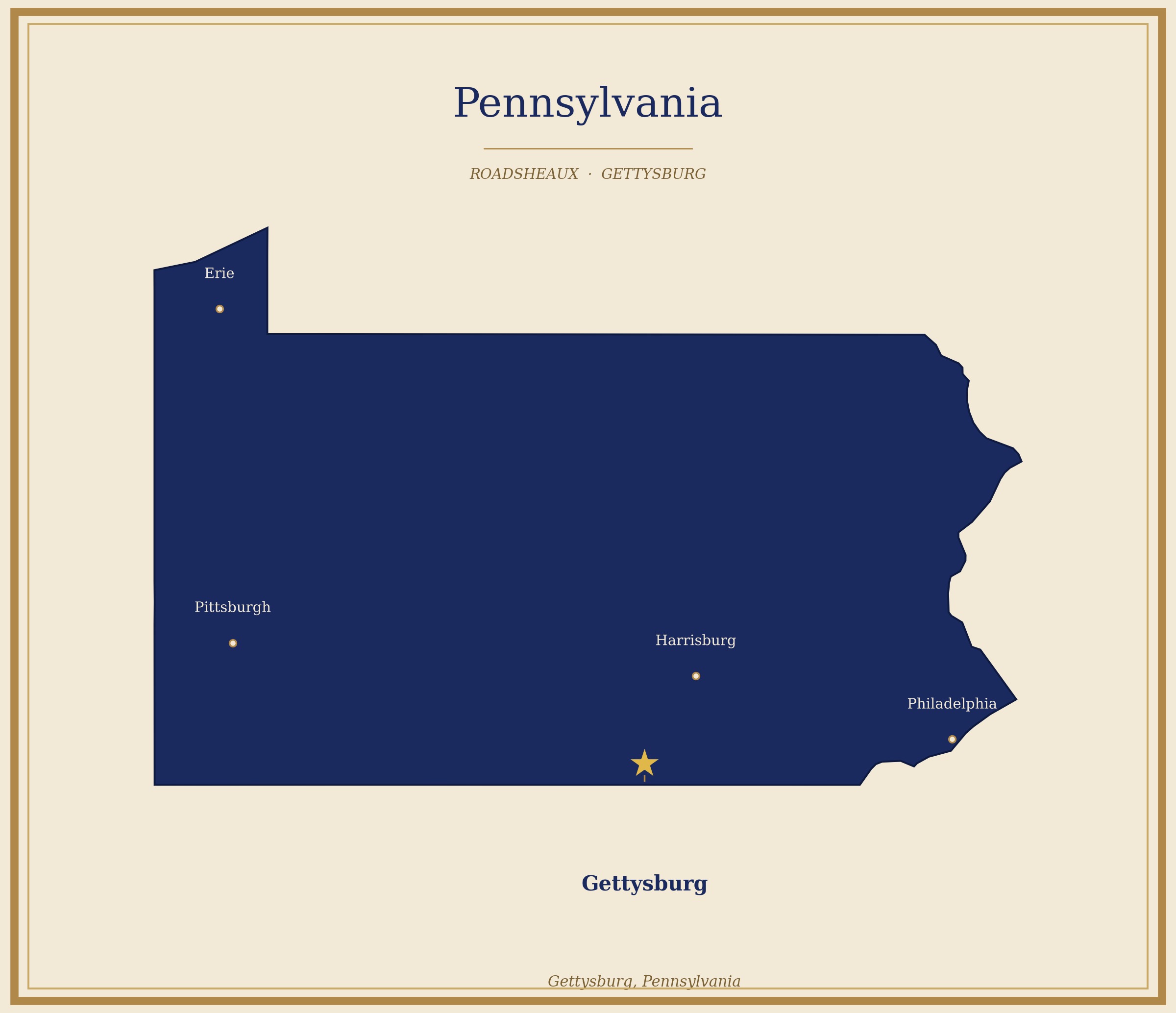 Gettysburg Map Locator