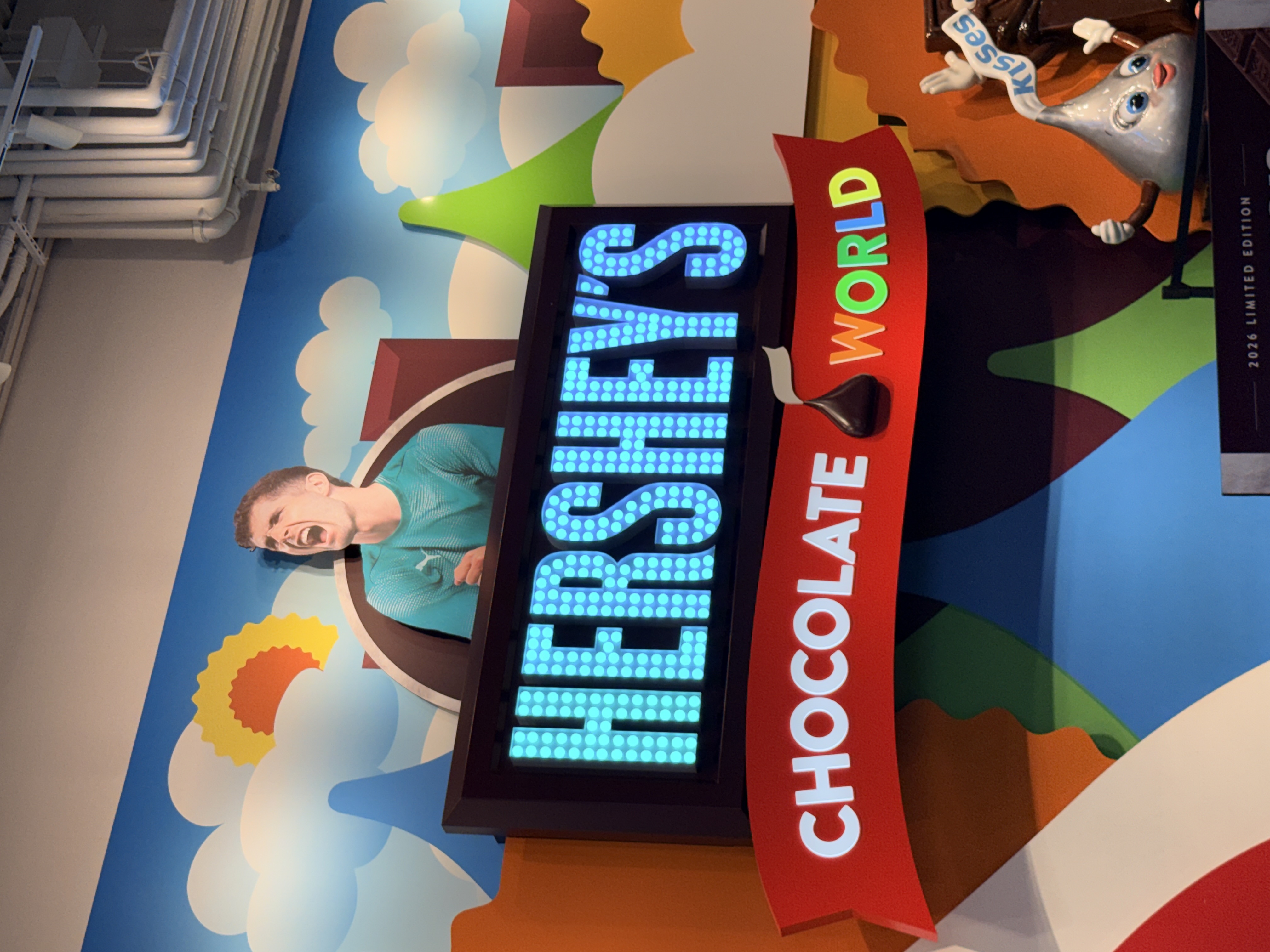 Hershey's Chocolate World Sign