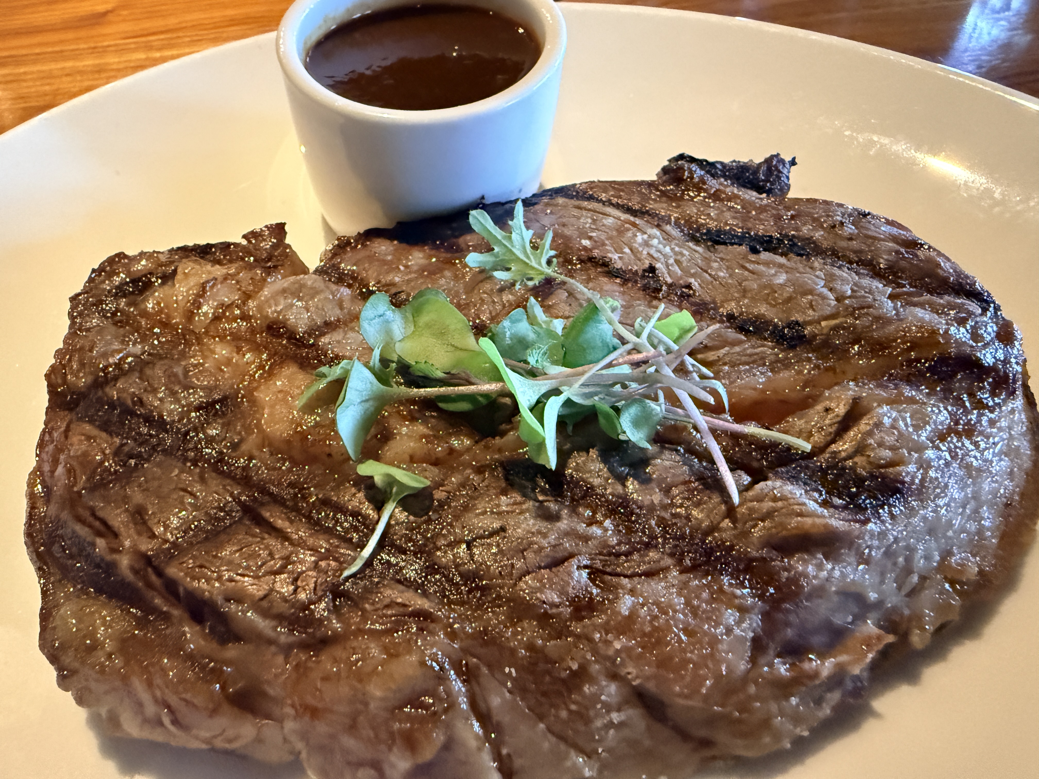 Ribeye with Chocolate Sauce from Revelry at the Hershey Lodge